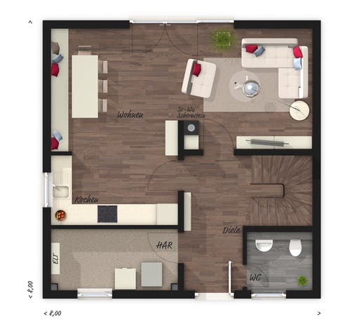 Town & Country - Stadthaus 100 Floorplan 1