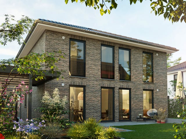 Massivhaus Stadtvilla 145 von Town & Country Haus Deutschland Schlüsselfertig ab 264390€, Stadtvilla Außenansicht 2