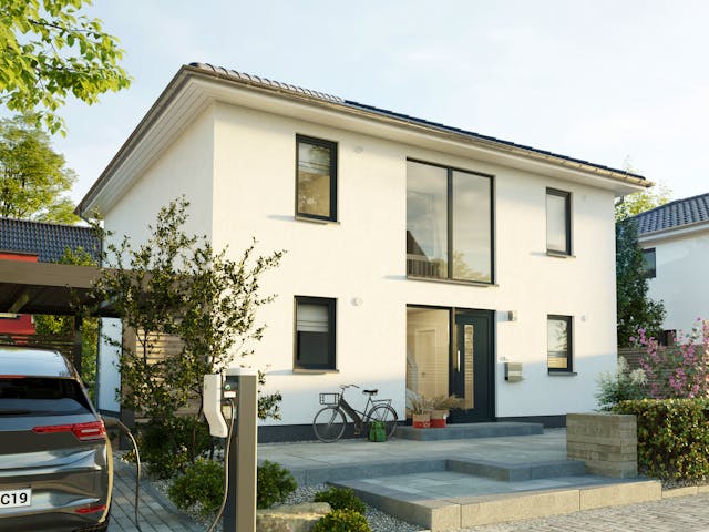 Massivhaus Stadtvilla 145 von Town & Country Haus Deutschland Schlüsselfertig ab 264390€, Stadtvilla Außenansicht 3