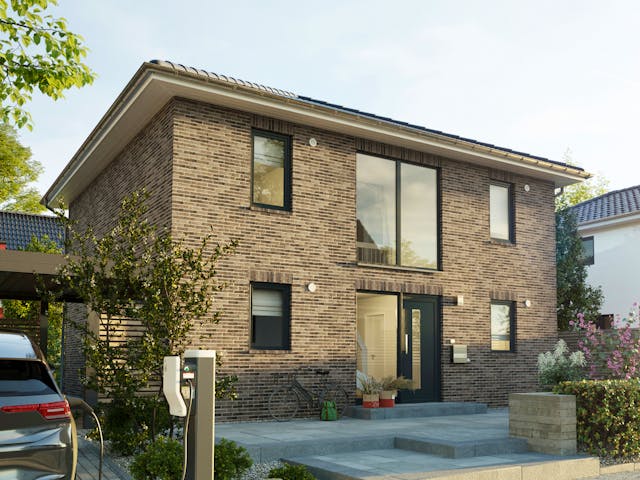 Massivhaus Stadtvilla 145 von Town & Country Haus Deutschland Schlüsselfertig ab 264390€, Stadtvilla Außenansicht 4