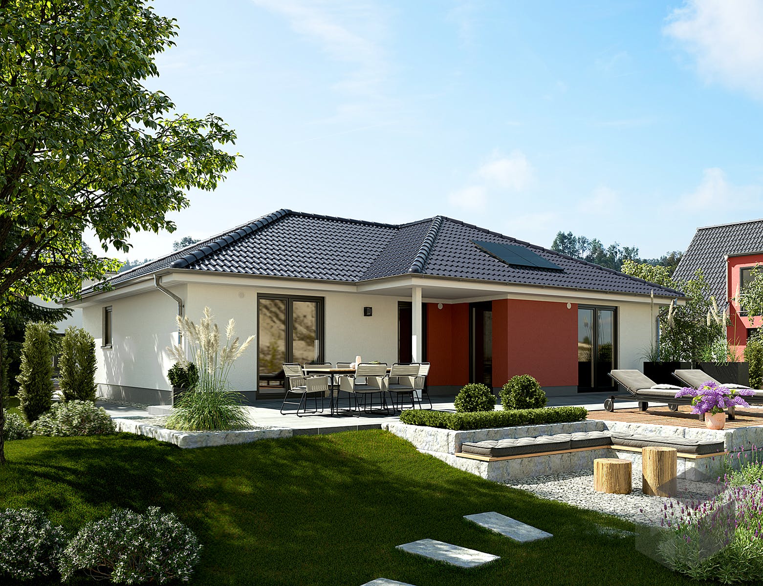 Einfamilienhaus Winkelbungalow 108 von Town & Country Haus Deutschland ...