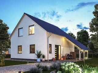 Massivhaus Wintergartenhaus 118 von Town & Country Haus Deutschland Schlüsselfertig ab 194790€, Außenansicht 2