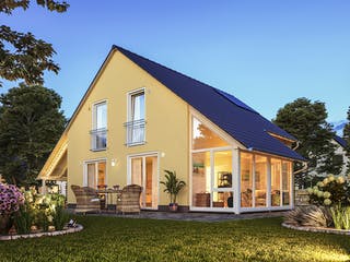 Massivhaus Wintergartenhaus 118 von Town & Country Haus Deutschland Schlüsselfertig ab 194790€, Außenansicht 5