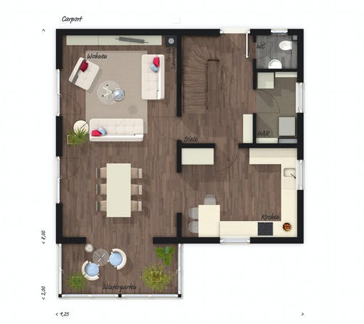 Town & Country - Wintergartenhaus 118 Floorplan 1