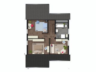 Massivhaus Wintergartenhaus 118 von Town & Country Haus Deutschland Schlüsselfertig ab 194790€, Grundriss 2