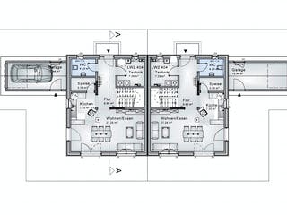 Fertighaus Tegernsee von Ludwig Andrä Holzbau Schlüsselfertig ab 217748€, Satteldach-Klassiker Grundriss 1