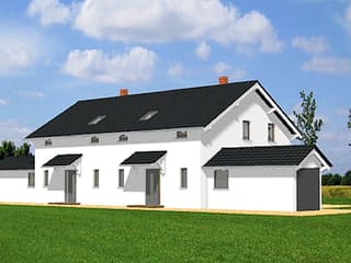 Fertighaus Tegernsee von Ludwig Andrä Holzbau Schlüsselfertig ab 217748€, Satteldach-Klassiker Außenansicht 3