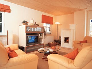 Fertighaus Tegernsee von Keitel-Haus, Blockhaus Innenansicht 3