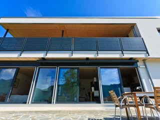Fertighaus Tessin von Holzhaus Rosskopf Schlüsselfertig ab 499000€, Cubushaus Außenansicht 3