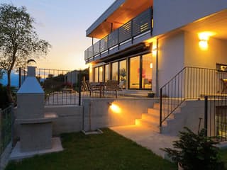 Fertighaus Tessin von Holzhaus Rosskopf Schlüsselfertig ab 499000€, Cubushaus Außenansicht 5
