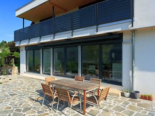 Fertighaus Tessin von Holzhaus Rosskopf Schlüsselfertig ab 499000€, Cubushaus Außenansicht 6