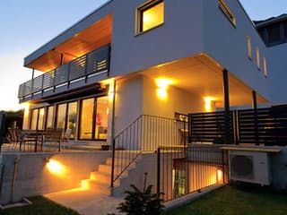 Fertighaus Tessin von Holzhaus Rosskopf Schlüsselfertig ab 499000€, Cubushaus Außenansicht 7