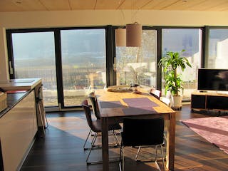 Fertighaus Tessin von Holzhaus Rosskopf Schlüsselfertig ab 499000€, Cubushaus Innenansicht 1
