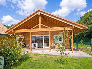 Blockhaus Brixen von Thule Blockhaus Bausatzhaus ab 143860€, Blockhaus Außenansicht 2