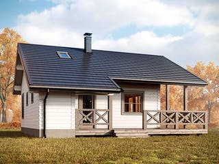 Blockhaus Brixen von Thule Blockhaus Bausatzhaus ab 143860€, Blockhaus Außenansicht 5