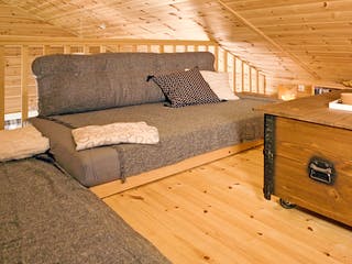 Blockhaus Brixen von Thule Blockhaus Bausatzhaus ab 143860€, Blockhaus Innenansicht 5