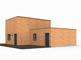 Blockhaus KuBu von Thule Blockhaus Bausatzhaus ab 147300€, Blockhaus Außenansicht 6