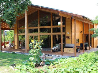 Blockhaus Taunus von Thule Blockhaus Bausatzhaus ab 199800€, Blockhaus Außenansicht 2