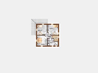 Massivhaus Toscana von Wagener Systemhausbau Schlüsselfertig ab 173000€, Stadtvilla Grundriss 1