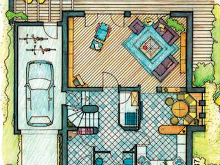 Massivhaus Toskana von VARIANT-HAUS Bausatzhaus ab 44764€, Satteldach-Klassiker Grundriss 1