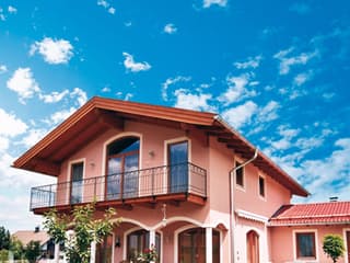Fertighaus Toskanische Villa von ISARTALER HOLZHAUS Schlüsselfertig ab 344900€, Stadtvilla Außenansicht 1
