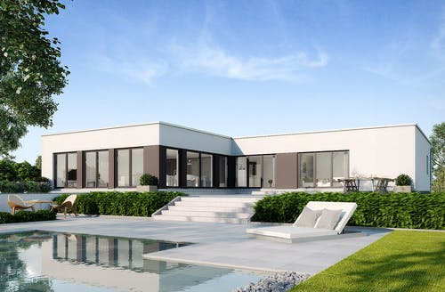 Toulouse Flachdachbungalow mit Pool