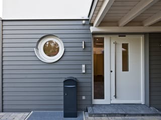 Fertighaus Traunstein von Regnauer Hausbau Schlüsselfertig ab 311110€, Stadtvilla Außenansicht 9