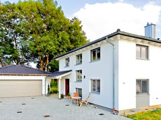 Fertighaus Tremmel von Becker 360 Schlüsselfertig ab 411500€, Stadtvilla Außenansicht 5