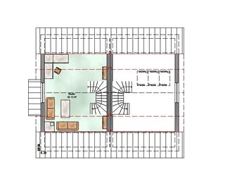 Massivhaus Trend 135 SD von EUROMAC 2 S.A.S. Bausatzhaus ab 40745€, Satteldach-Klassiker Grundriss 2