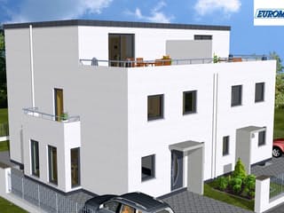 Massivhaus Trend 160 FD von EUROMAC 2 S.A.S. Bausatzhaus ab 44819€, Cubushaus Außenansicht 1