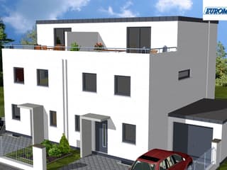 Massivhaus Trend 160 FD von EUROMAC 2 S.A.S. Bausatzhaus ab 44819€, Cubushaus Außenansicht 2