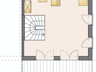 Massivhaus Trend 175 von F.C. Nüdling Fertigteiltechnik Schlüsselfertig ab 332550€, Pultdachhaus Grundriss 3