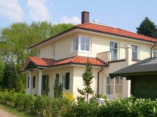 Massivhaus Trentino von VARIANT-HAUS Bausatzhaus ab 44933€, Stadtvilla Außenansicht 2