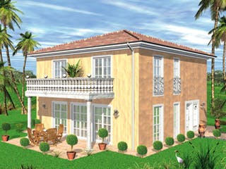 Massivhaus Trentino von VARIANT-HAUS Bausatzhaus ab 44933€, Stadtvilla Außenansicht 4