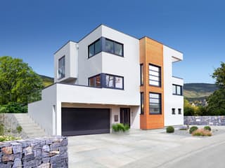 Fertighaus Trier von STREIF Haus, Cubushaus Außenansicht 1