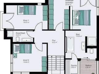 Fertighaus Trier von STREIF Haus, Cubushaus Grundriss 2