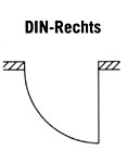 Tür DIN Rechts