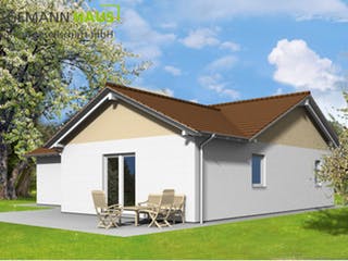 Fertighaus Tuva von Hagemann Haus Schlüsselfertig ab 164800€, Bungalow Außenansicht 3