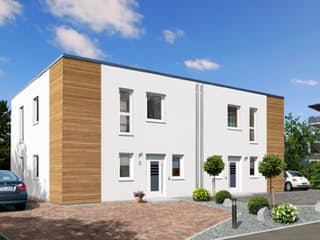 Fertighaus Twin 3 von STREIF Haus, Cubushaus Außenansicht 1