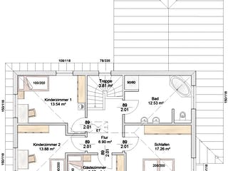 Fertighaus Uffenheim von Albert Haus Schlüsselfertig ab 349936€, Stadtvilla Grundriss 2