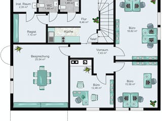 Fertighaus Ulm von STREIF Haus, Satteldach-Klassiker Grundriss 3