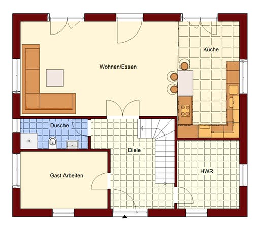 Einfamilienhaus Usedom Floorplan 1