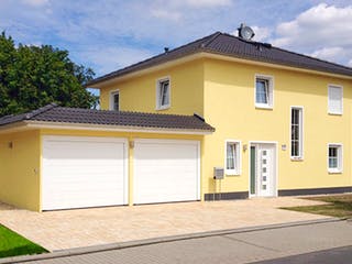 Massivhaus BK Bau-Konzept V220 (inacitve) von BK Bau-Konzept Schlüsselfertig ab 227900€, Stadtvilla Außenansicht 1