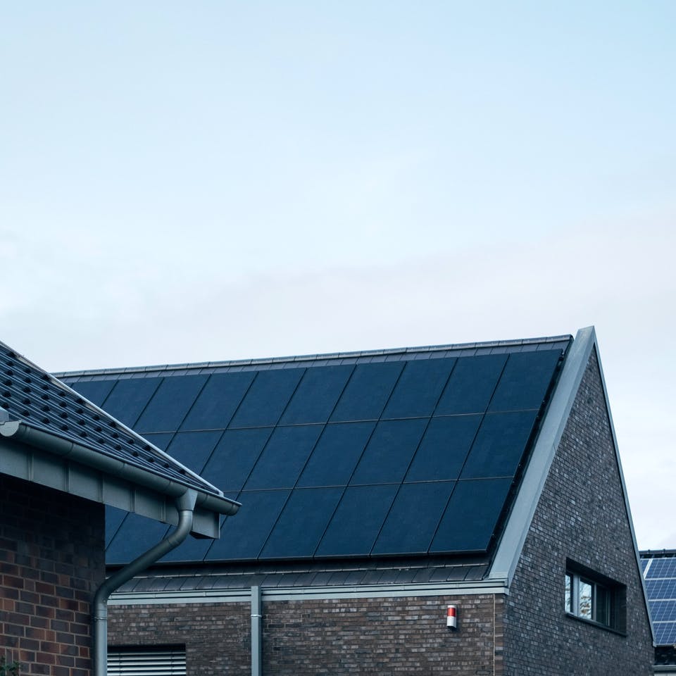 Passivhaus mit Photovoltaik