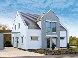 Fertighaus Variant 172 von Hanse Haus, Satteldach-Klassiker Außenansicht 2