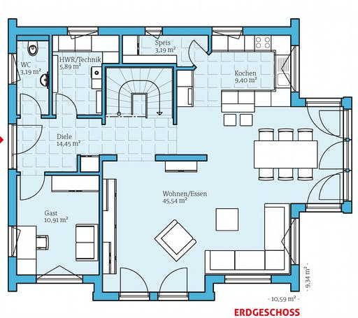 Hanse - Variant 172 Floorplan 1