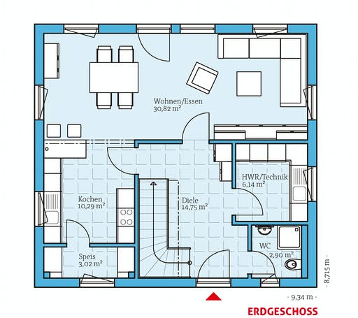 Hanse - Variant 25-135 Floorplan 1