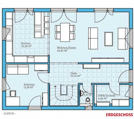 Hanse - Variant 25-165 Floorplan 1