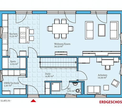 Hanse - Variant 25-183 Floorplan 1