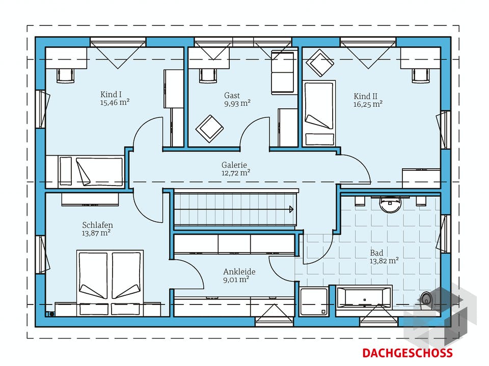 Variant 25-183 von Hanse Haus Grundriss